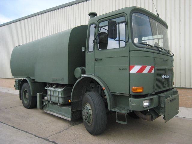 MAN 16.240 Sweeper - Govsales of mod surplus ex army trucks, ex army land rovers and other military vehicles for sale